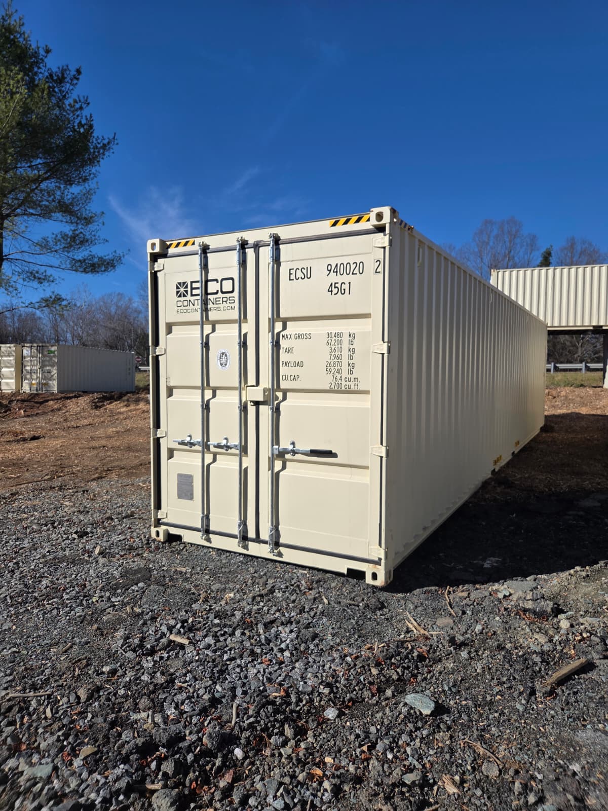 New 40 ft High Cube Shipping Container