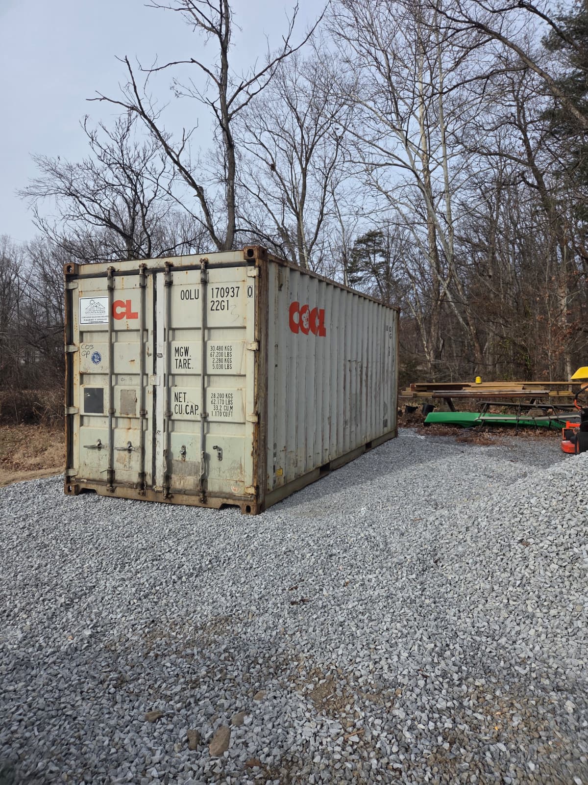 Used Cargo Worthy 20' Storage Container