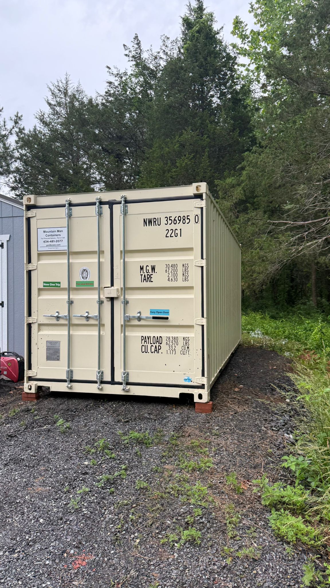 New 20 ft Shipping Container